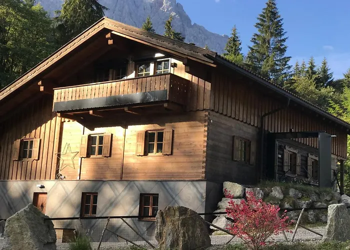 S - 5 Sterne Luxus Direkt Am Eibsee Und Zugspitze Chalet Grainau